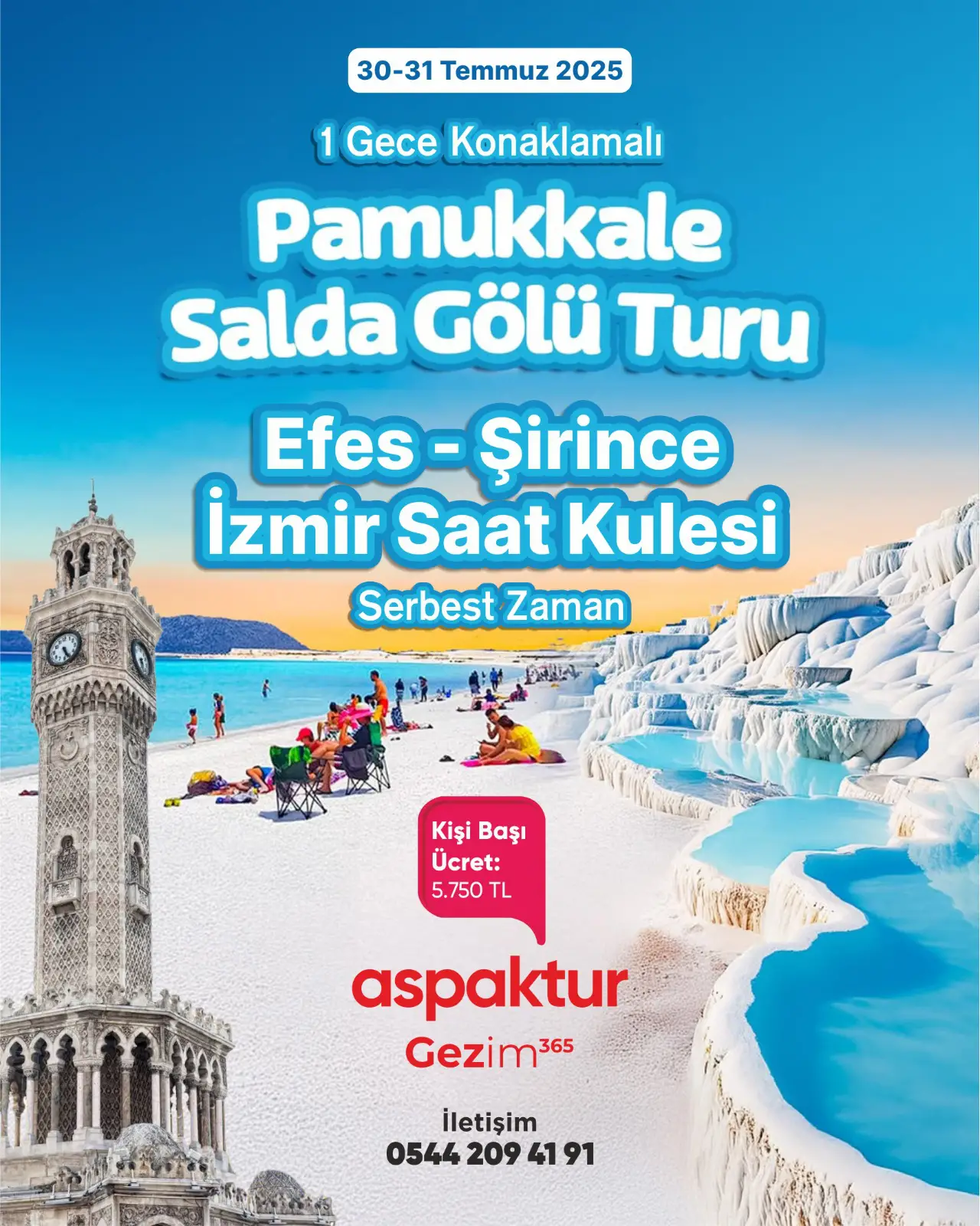 Pamukkale Salda Gölü Turu